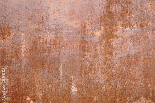 metal surface with old paint and rust