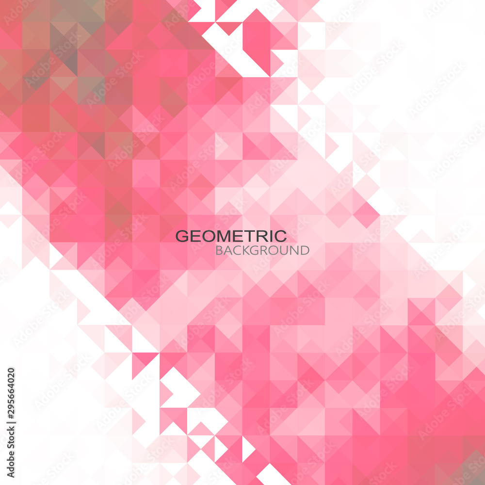Abstract pink triangular background. Banner. Brochure Template Abstract pink triangular background. Banner. Brochure Template