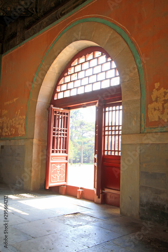 Chinese ancient architectural landscape in Eastern Royal Tombs of the Qing Dynasty  China