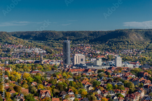 Herbstlicher Spaziergang entlang der Saale-Horizontale im wunderschönen Jena - Jena/Thüringen/Deutschland photo