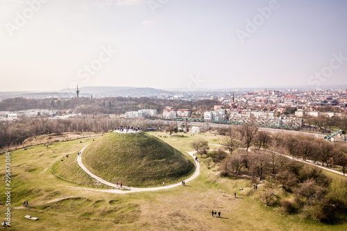 Polska, Cracow, Kopiec Krakusa