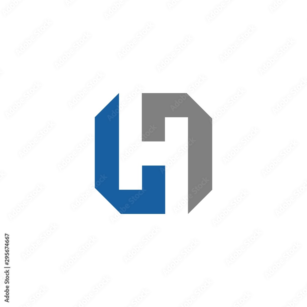 Letter H font logo template Letter H font logo template
