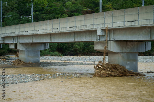 Wallpaper Mural Flood damage caused by typhoon 19 "Hagibis" Torontodigital.ca