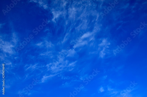 blue sky and white clouds