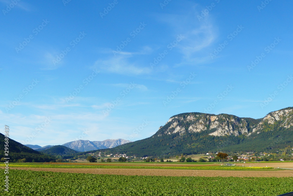 Obraz premium Gebiet Schneeberg Hohe Wand