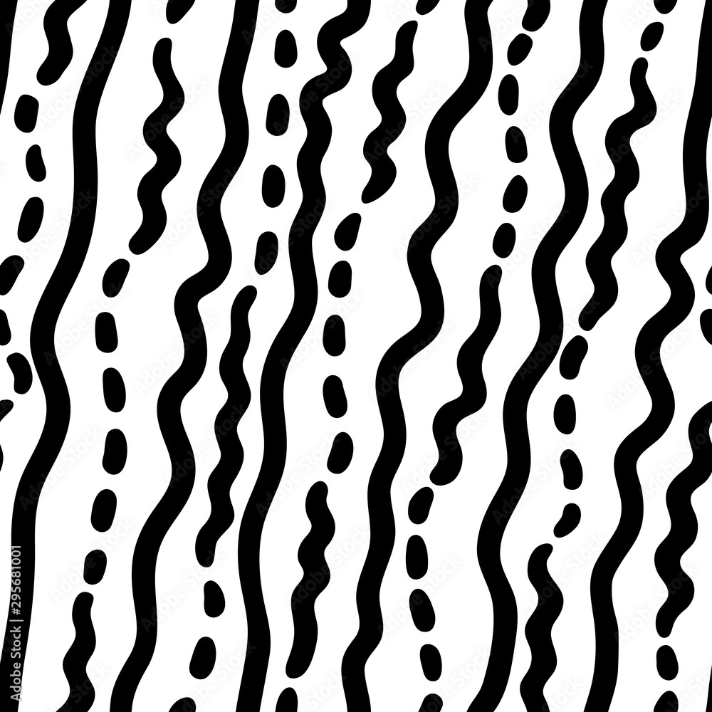 Abstract black and white seamless pattern Abstract black and white seamless pattern