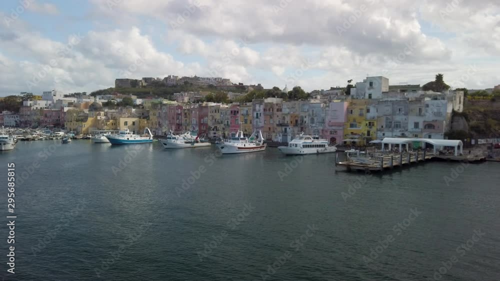 Panoramic sight of the beautiful island of Procida, near Napoli, Campania region, Italy. Panoramic sight of the beautiful island of Procida, near Napoli, Campania region, Italy.