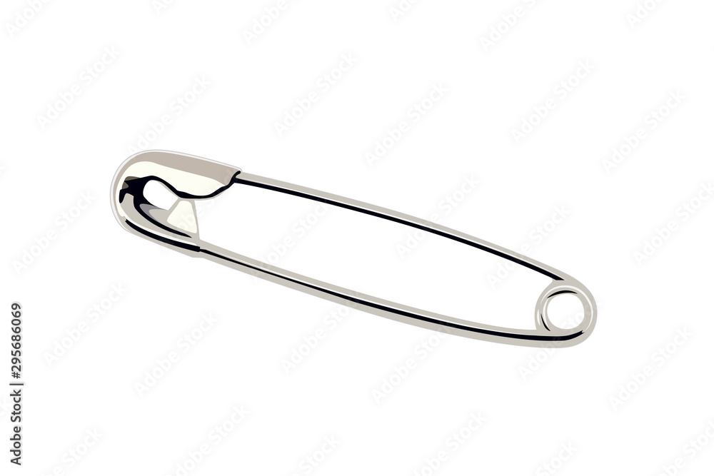 safety pin realistic vector illustration isolated safety pin realistic vector illustration isolated