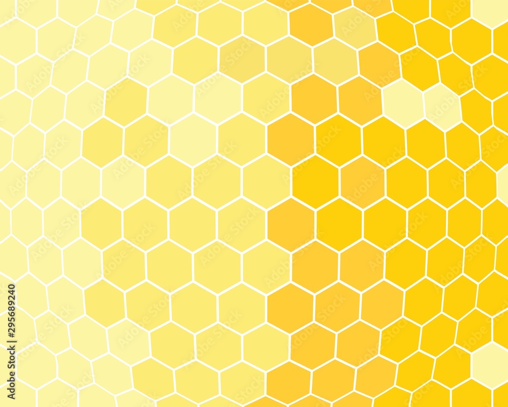 yellow honeycomb background. honeycomb pattern. Hexagon abstract background vector design. yellow honeycomb background. honeycomb pattern. Hexagon abstract background vector design.