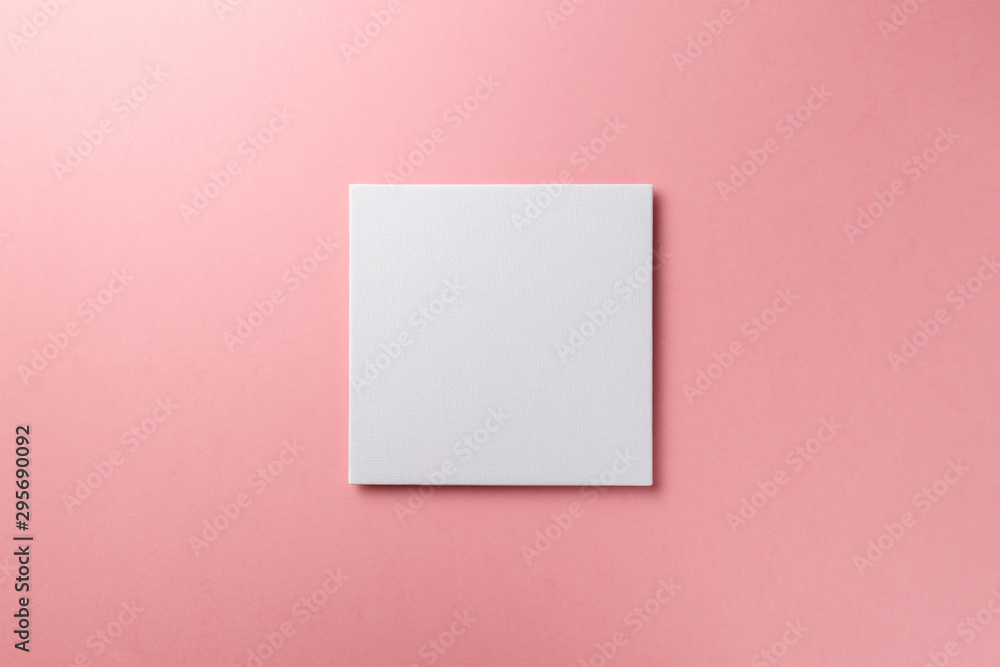 Creative layout made of paper blank on pastel on pink background. Top view. Flat lay. Copy space. Colorful background. Minimal creative concept. Trendy color Creative layout made of paper blank on pastel on pink background. Top view. Flat lay. Copy space. Colorful background. Minimal creative concept. Trendy color