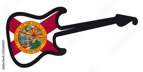 Florida Electric Flag Guitar