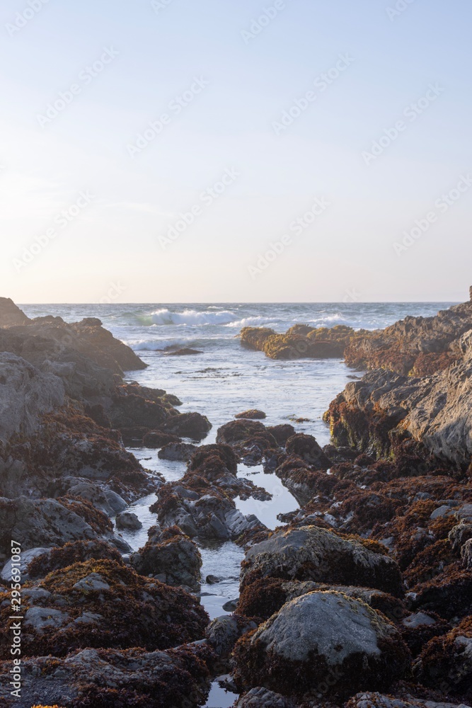 rocks and sea