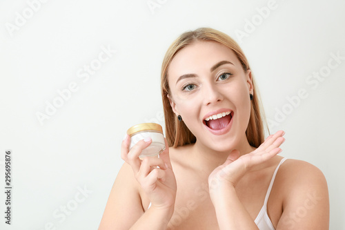 Beautiful young woman with ...