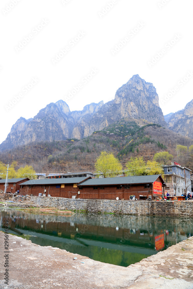 Fototapeta premium Guoliang Village scenery, Henan Province, China