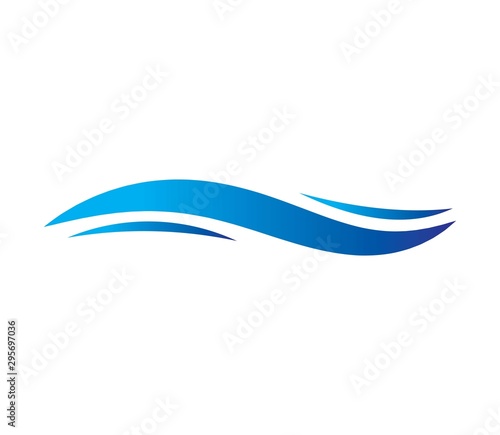 Water wave Logo Template. Water Design Elements. Can be used as icon, symbol or logo design.
