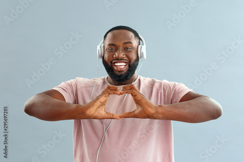 African-American man making...