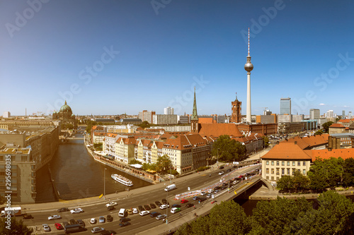 Berlin Panorama im Sommer photo