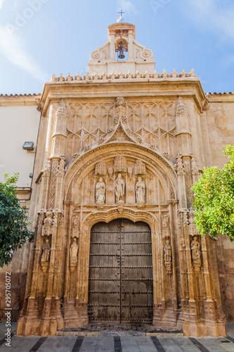 Gothic portal of the forer Hospital of San Sebastian in Cordoba, Spain © Matyas Rehak