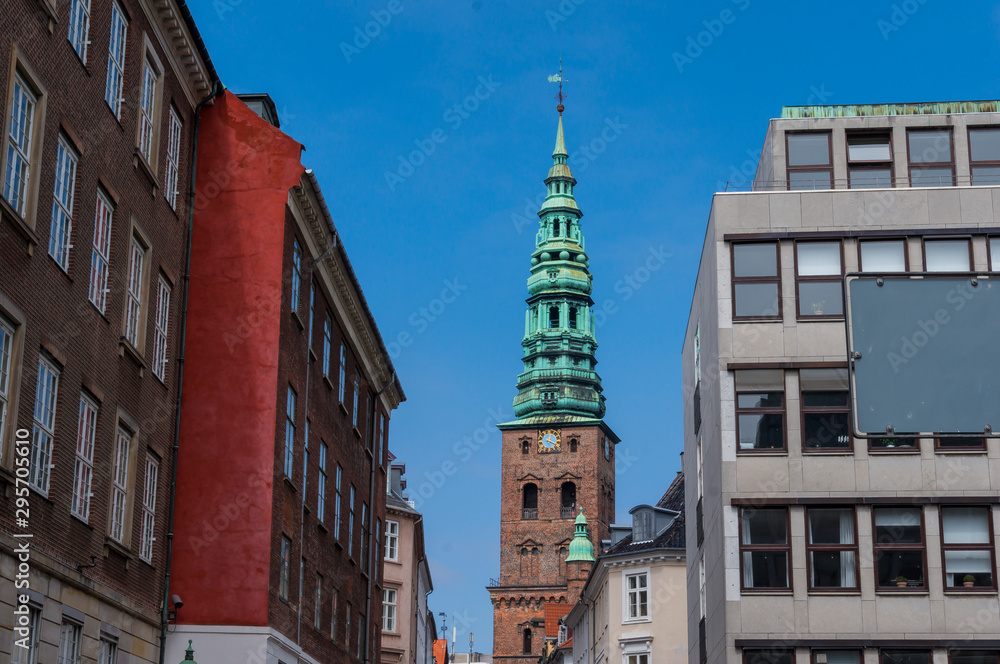 Nikolai Church (danish Nikolaj Kirke) in Copenhagen, Denmark, Scandinavia