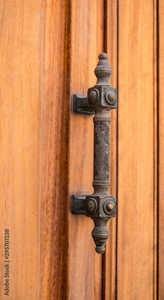 door knocker on old maltese door door knocker on old maltese door