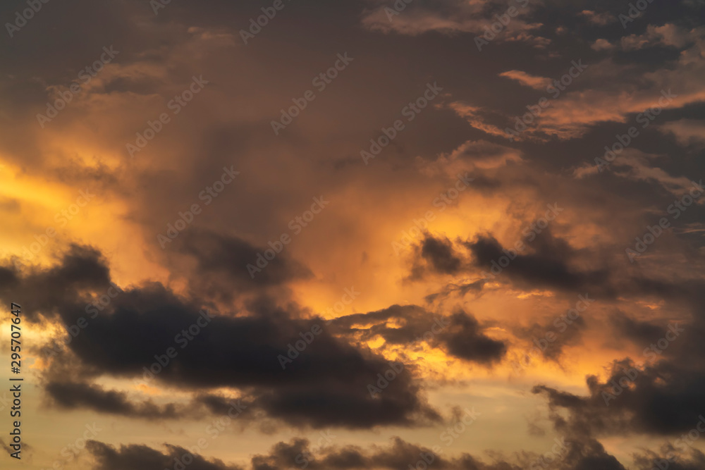 moody evening sky in asia moody evening sky in asia