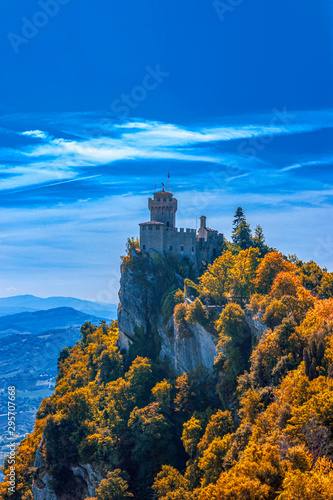 Scenic view of the Tower of Chest (Seconda Torre or De La Fratta), San Marino