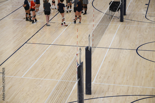 Volleyball nets in new sports complex