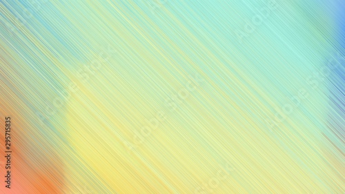 diagonal speed lines background or backdrop with tea green, peru and powder blue colors. good for design texture