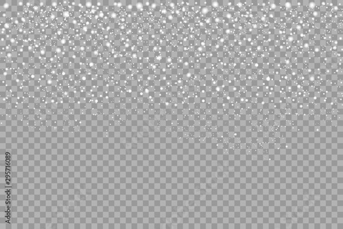 Abstract snowy light seamless pattern