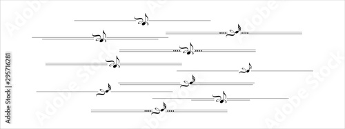 Separator line with notes