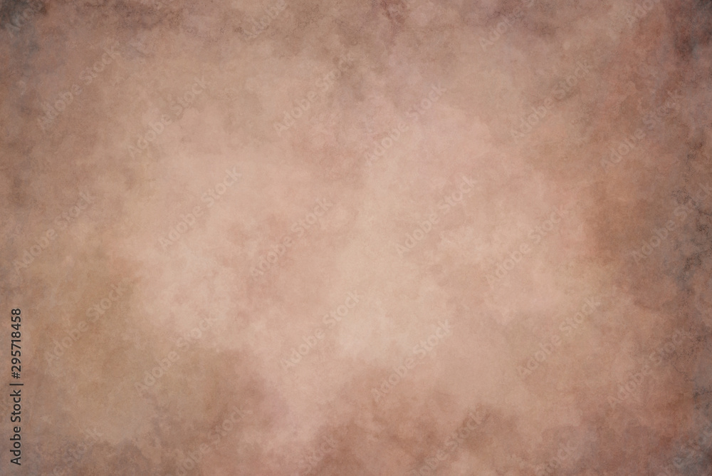 Naklejka premium Brown red vignetting hand-painted background