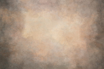 Abstract hand-painted orange vintage background