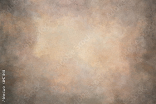 Abstract hand-painted orange vintage background