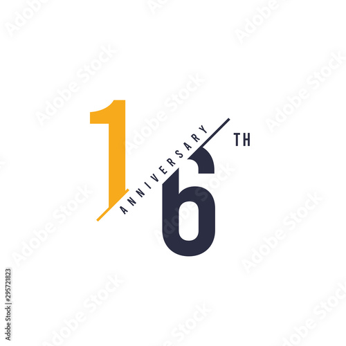 16 Th Anniversary Design
