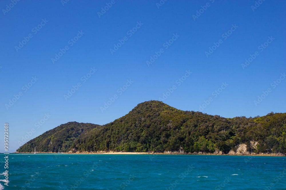 view of Abel Tasman National Park, New Zealand