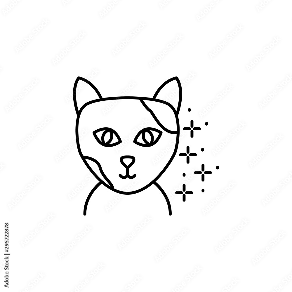 Cat animal icon. Element of cats icon Cat animal icon. Element of cats icon