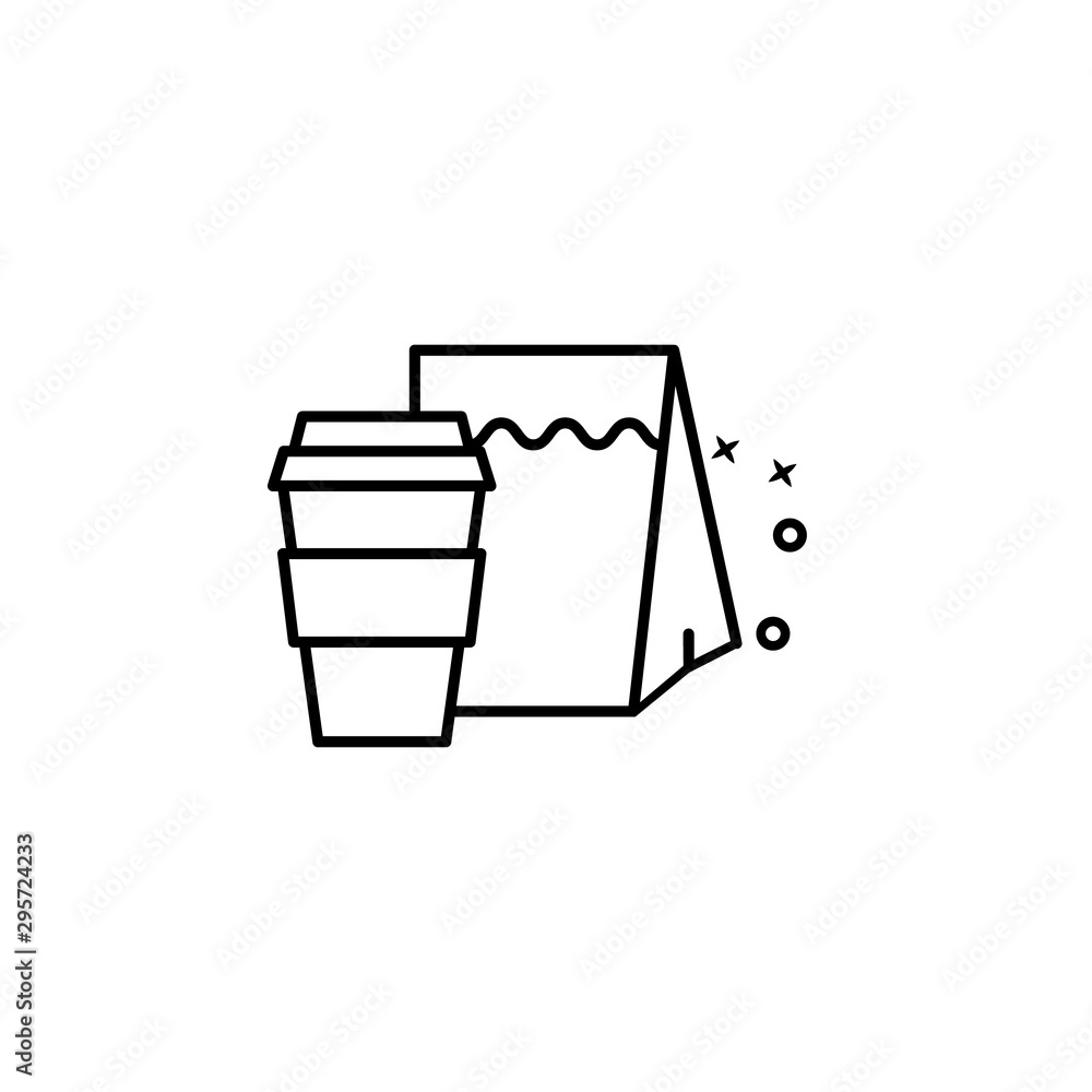 Coffee food icon. Element of menu dishes icon Coffee food icon. Element of menu dishes icon