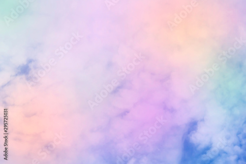 cloudy sky different color with pastels tone