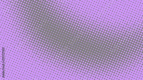 Wallpaper Mural Purple and mauve pop art background with halftone dots in retro comic style, template for design Torontodigital.ca
