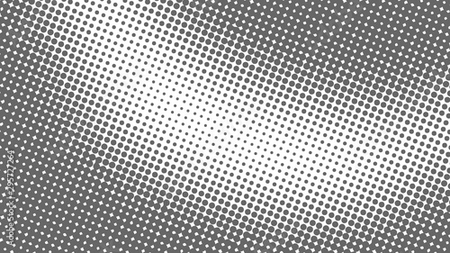 Modern grey pop art background with halftone dots in comic style, vector illustration eps10