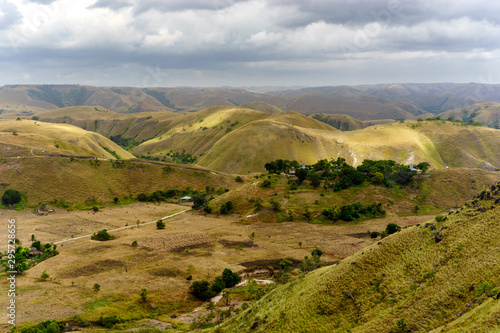 Rural landscape, Tanggedu, East Sumba, East Nusa Tengara, Indonesia photo