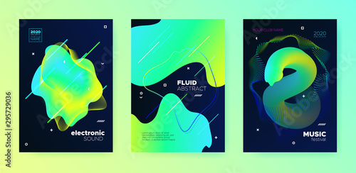 Electronic Music Festival. Dj Poster. Dark 