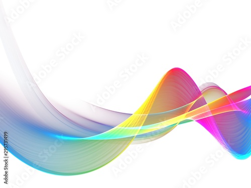 Awesome colorful wave abstract background
