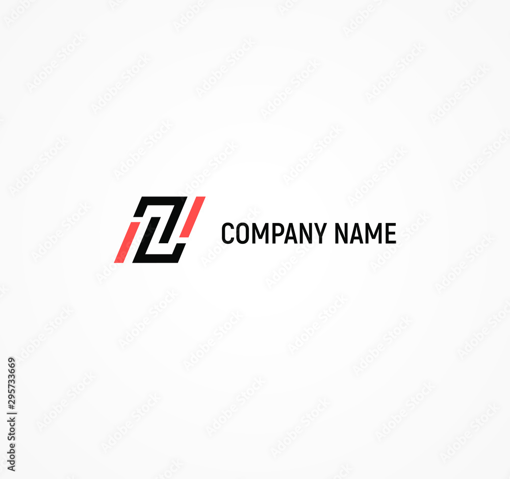 Abstract logo design isolated template flat Abstract logo design isolated template flat