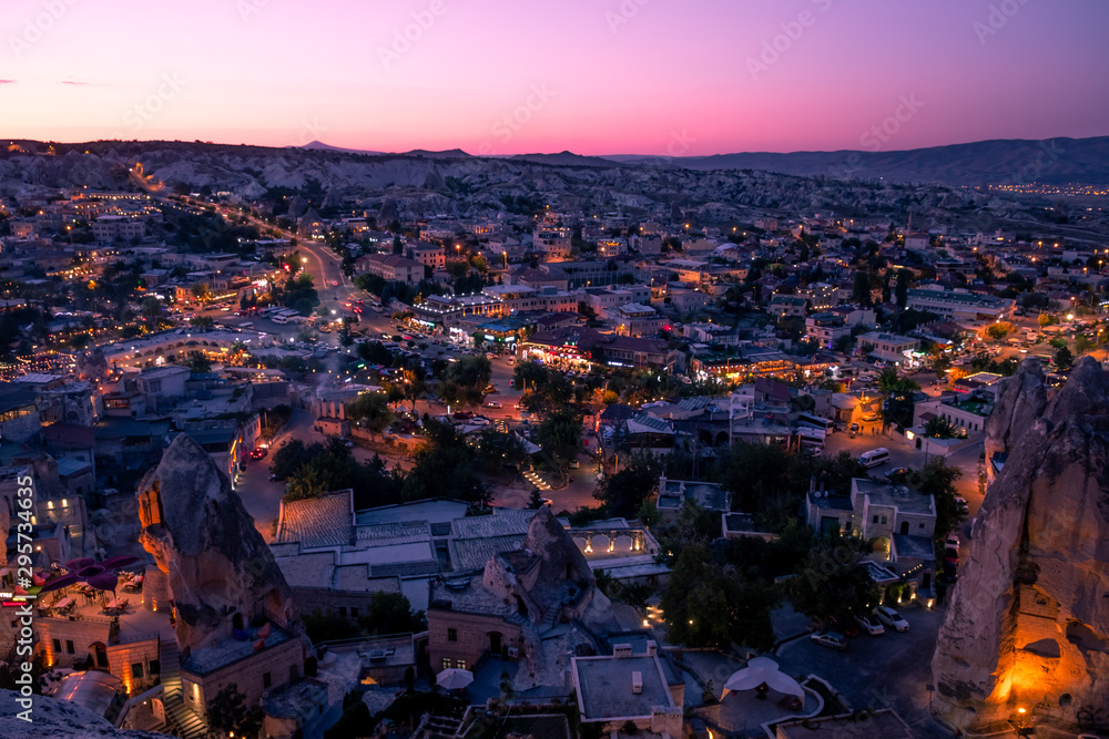 Sunset photo of Goreme Town, Cappadocia