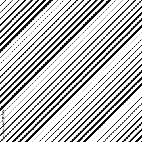 Black oblique stripes with different width. Diagonal pattern. Abstract background. For your prints, web pages, textile and template design