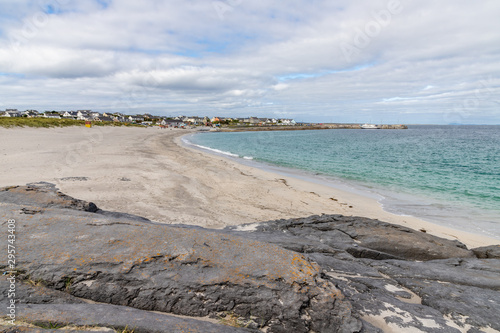 Port  village and beach in Inisheer island