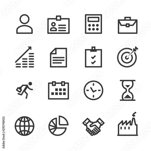 Business Icons Vector , People, Management, Finance