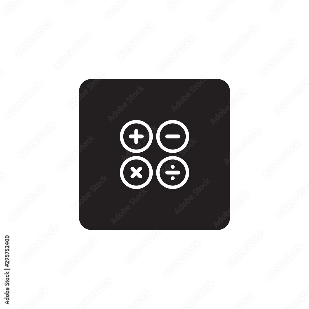Calculator icon symbol vector Calculator icon symbol vector