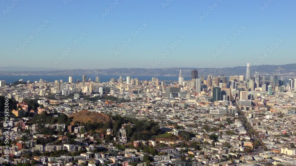 San Francisco as seen from Twin Peaks, California, circa October 2018 San Francisco as seen from Twin Peaks, California, circa October 2018